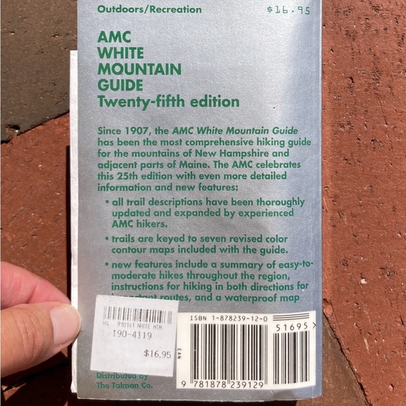 1992 AMC White Mountain Guide 25th Edition Hiking Appalachian Trail Mountains - Picture 9 of 9